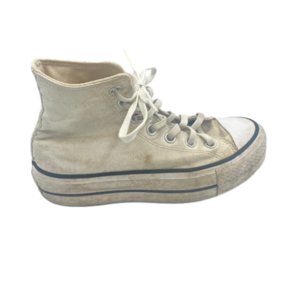 Converse Chuck Taylor All Star Hi 560846F Women 6 Platform Sneakers White Shoes